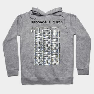 Babbage Difference Engine: Big Iron (black) Hoodie